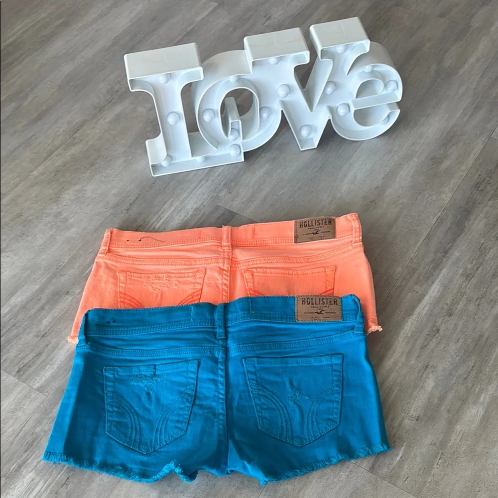 Hollistee Orange and Blue Shorts Bundle - Picture 8 of 8